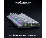 LOGITECH G PRO X TKL Rapid biały 920-013242 - 1298666 - zdjęcie 10